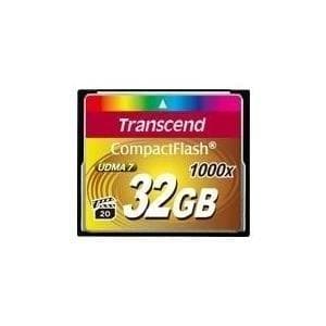 Transcend Ultimate - Flash-hukommelseskort - 32GB - 1000x - CompactFlash (TS32GCF1000)