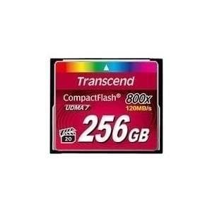 Transcend Premium - Flash-minneskort - 256GB - 800x - CompactFlash (TS256GCF800)