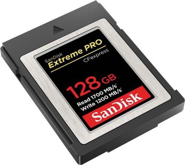 SanDisk CF Extreme PRO CFexpress 128GB, Typ B, 1700MB/s Läs, 1200MB/s Skriv