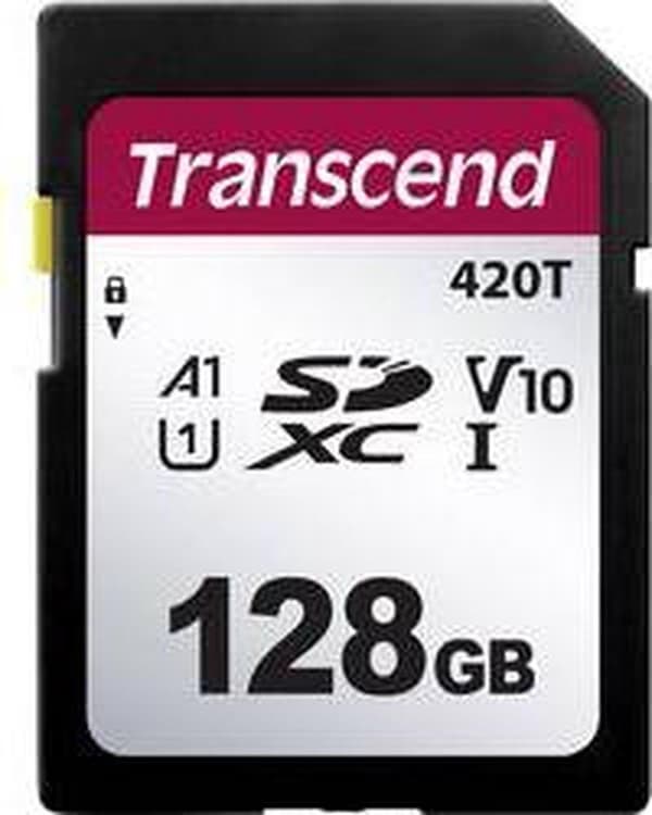 Transcend TS128GSDC420T SD-kort 128GB v30 videohastighetsklass