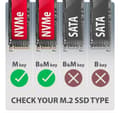 Miniatyrbilde 10 av 10: AXAGON, USB-C 20 Gbps - M.2 NVMe SSD ARMORED Box, EEM2-20G