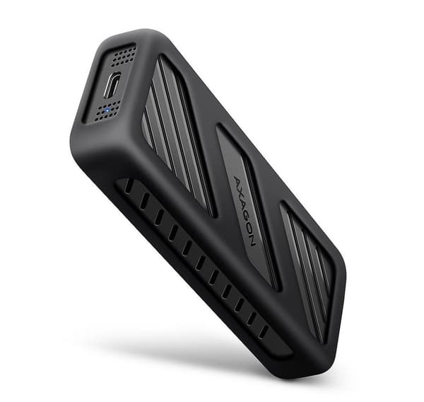 AXAGON, USB-C 20 Gbps - M.2 NVMe SSD ARMORED Box, EEM2-20G