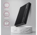 Miniatyrbilde 2 av 6: AXAGON, USB-C 10Gbps RIBBED Box, EE25-GTR
