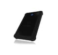 Miniatyrbilde 1 av 9: Raidsonic, 2,5", ICY BOX, IB-233U3-B Eksternt kabinett for 2,5" SATA HDD/SSD med USB 3.0-grensesnitt og silikonbeskyttelseshylse
