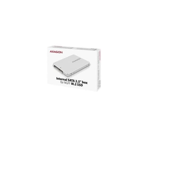 AXAGON, intern 2,5" boks med SATA-grensesnitt for M.2 SATA SSD, RSS-M2SD