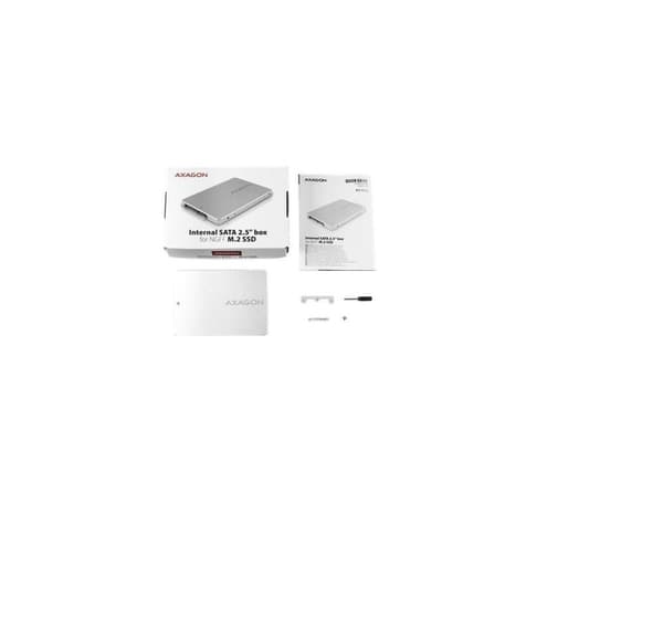 AXAGON, intern 2,5" boks med SATA-grensesnitt for M.2 SATA SSD, RSS-M2SD
