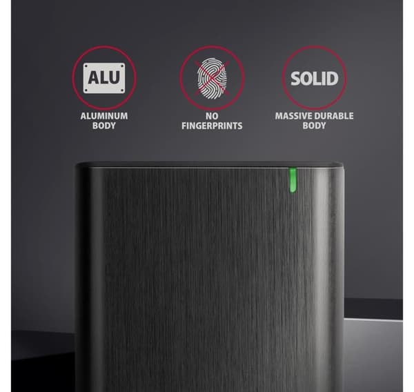 AXAGON, skrueløs aluminium USB 3.2 Gen 1 - SATA 6G ekstern boks til 2,5" SSD/HDD, EE25-A6C
