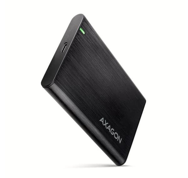 AXAGON, skrueløs aluminium USB 3.2 Gen 1 - SATA 6G ekstern boks til 2,5" SSD/HDD, EE25-A6C