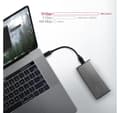 Pikkukuva 7 / 11: AXAGON, ulkoinen USB-C 3.2 Gen 2 metallikotelo M.2 NVMe & SATA SSD -levyille, EEM2-SG2