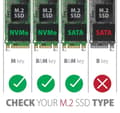 Pikkukuva 10 / 11: AXAGON, ulkoinen USB-C 3.2 Gen 2 metallikotelo M.2 NVMe & SATA SSD -levyille, EEM2-SG2