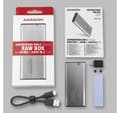 Pikkukuva 11 / 11: AXAGON, ulkoinen USB-C 3.2 Gen 2 metallikotelo M.2 NVMe & SATA SSD -levyille, EEM2-SG2