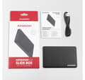 Miniatyrbilde 7 av 8: AXAGON, skruløs USB 3.2 Gen 1 - SATA 6G ekstern boks for 2,5" SSD/HDD, EE25-SL