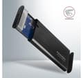 Miniatyrbilde 3 av 11: AXAGON, ekstern USB-C 3.2 Gen 2 metallboks for M.2 NVMe & SATA SSD-disker, EEM2-SB2