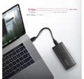 Miniatyrbilde 7 av 11: AXAGON, ekstern USB-C 3.2 Gen 2 metallboks for M.2 NVMe & SATA SSD-disker, EEM2-SB2