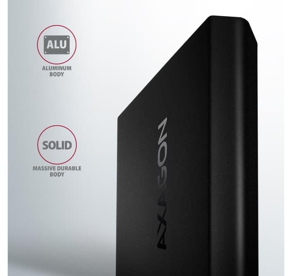 AXAGON, ekstern USB-C 10 Gbps metallboks for M.2 NVMe SSD-disker, EEM2-UB2