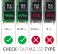 Miniatyrbilde 10 av 11: AXAGON, ekstern USB-C 10 Gbps metallboks for M.2 NVMe SSD-disker, EEM2-UB2