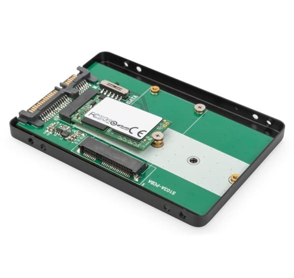 Digitus, 2,5" SATA HDD-kabinett M.2 eller mSATA , DA-71118