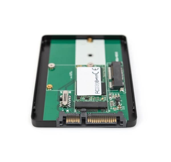 Digitus, 2,5" SATA HDD-kabinett M.2 eller mSATA , DA-71118
