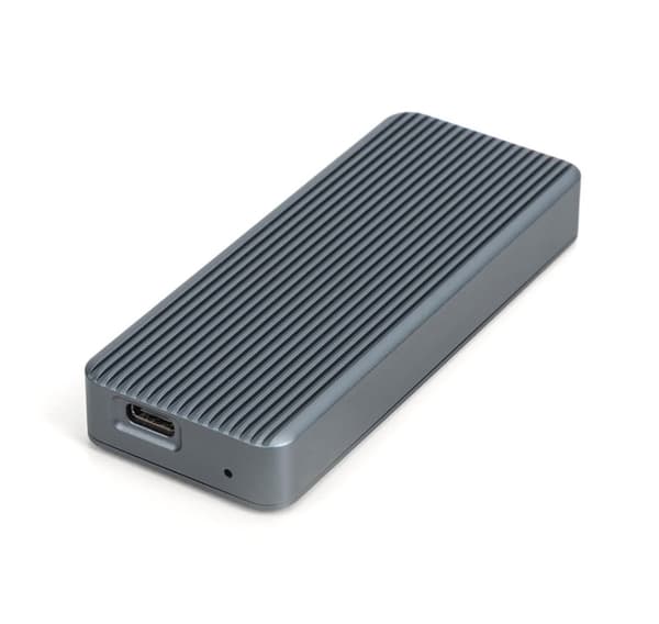 Digitus, USB M.2 harddiskkabinett, SSD, ekstern, NVMe, 20 Gbps, USB 3.2 Gen2x2, DA-71157