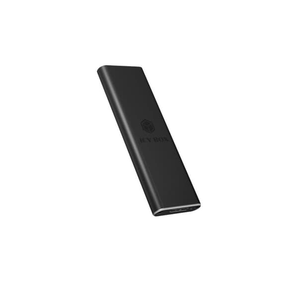 Raidsonic, bærbart harddisk etui, eksternt USB 3.0 kabinet til M.2 SSD, IB-183M2
