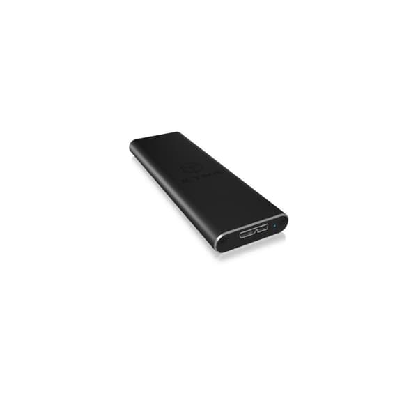 Raidsonic, bærbart harddisk etui, eksternt USB 3.0 kabinet til M.2 SSD, IB-183M2
