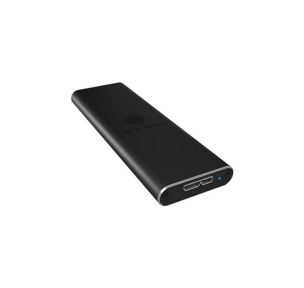 Raidsonic, bærbart harddisk etui, eksternt USB 3.0 kabinet til M.2 SSD, IB-183M2