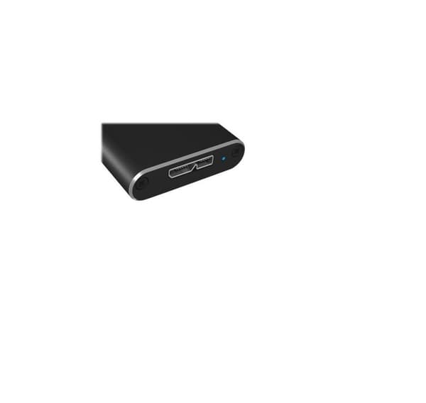 Raidsonic, bærbart harddisk etui, eksternt USB 3.0 kabinet til M.2 SSD, IB-183M2