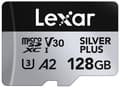 Miniatyrbillede 2 af 2: Lexar microSDXC Professional SILVER Plus UHS-I/U3/A2/4K R205/W150 (V30) - SILVER - 128GB