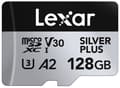 Miniatyrbillede 1 af 2: Lexar microSDXC Professional SILVER Plus UHS-I/U3/A2/4K R205/W150 (V30) - SILVER - 128GB