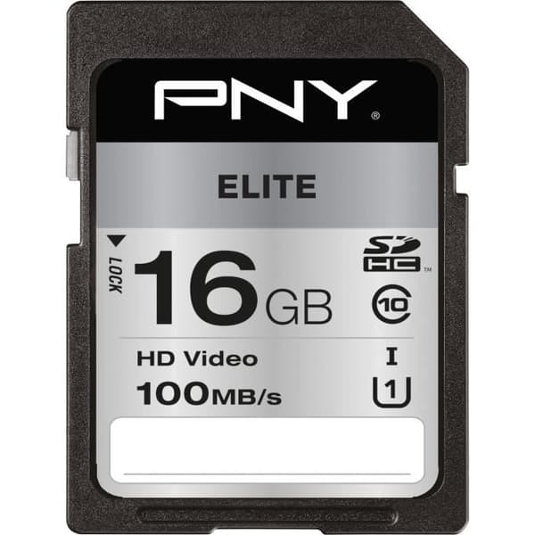PNY Elite C10 U1 16GB SD-minneskort
