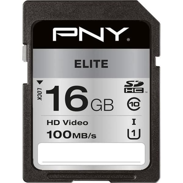 PNY Elite C10 U1 16GB SD-minneskort