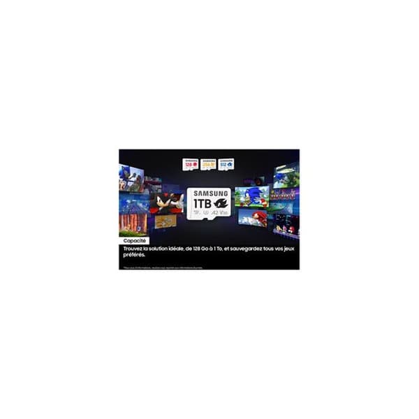 Samsung Sonic le Hérisson™ PRO Plus 1 To micro SD-minneskort