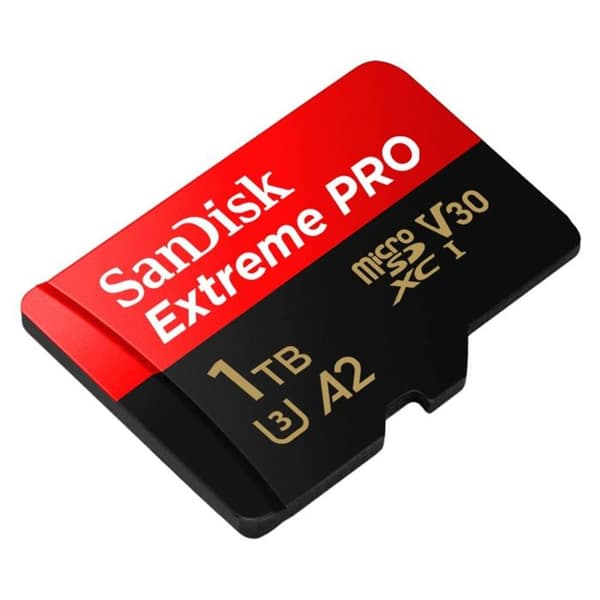 SanDisk Extreme PRO 1 TB Class 10 microSDXC-kort, UHS-I, v30 Video Speed Class Shock Resistance, Vattentätt