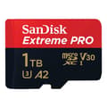 Miniatyrbild 1 av 3: SanDisk Extreme PRO 1 TB Class 10 microSDXC-kort, UHS-I, v30 Video Speed Class Shock Resistance, Vattentätt