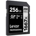 Miniatyrbild 2 av 4: Lexar Professional 1667x 256GB SDXC UHS-II-kort