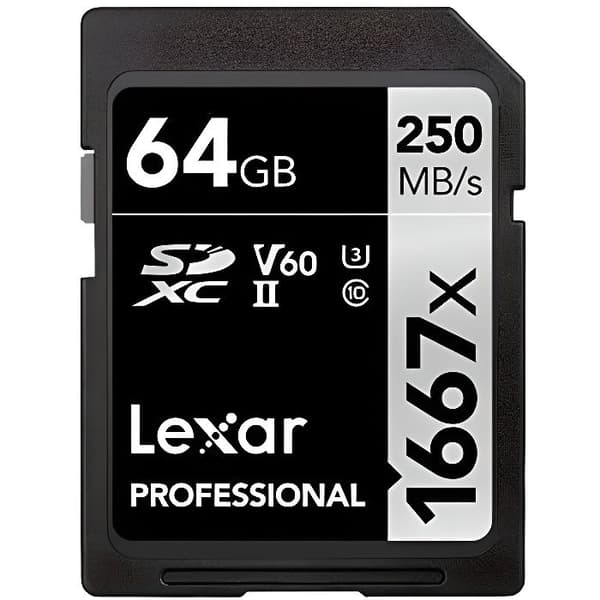 Lexar Professional 1667x 64GB SDXC UHS-II-kort