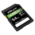 Miniatyrbild 3 av 3: Minneskort - Pny-flashminne - P-SD64GV90300XPRO9-GE - SD-minneskort 64GB X-PRO 90 Klass 10 U3 V90 UHS-II