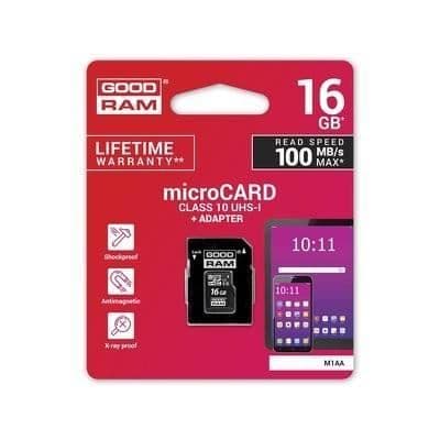 Goodram microSD minneskort - 16GB