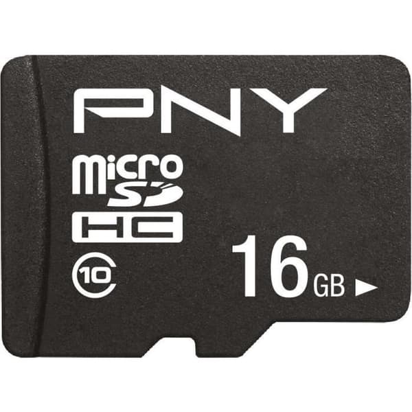 PNY MICROSD 16GB PERFORMANCE PLUS C10 minneskort