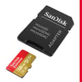 Miniatyrbild 2 av 3: microSDXC-kort - SANDISK - Extreme 128 GB - Klass 10 - Stöttålig och vattentät