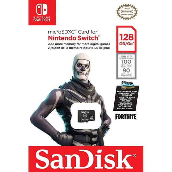 SanDisk microSDXC Extr 128 GB microSDXC-minneskort (U3/UHS-I/CL.10/R100/W60) - Nintendo Switch