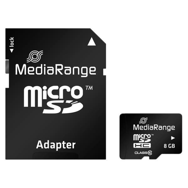 SDHC-minneskort - MEDIARANGE - MR963 - 16 GB - Klass 10 - Blå färg