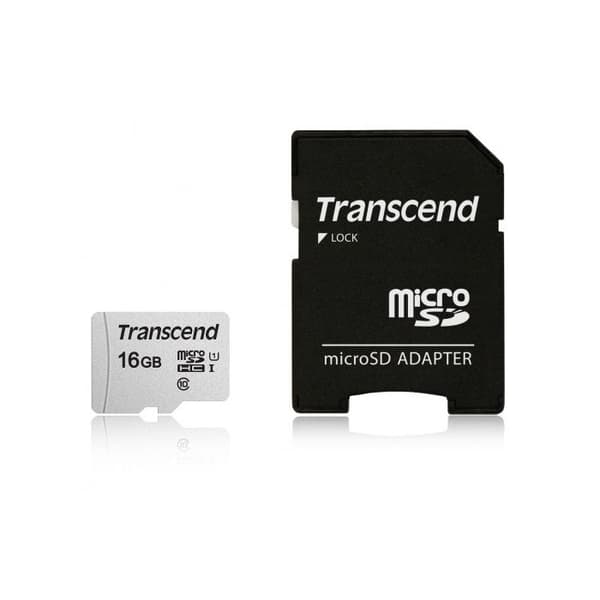 TRANSCEND 300S U1 16GB microSDHC UHS-I Flash-minneskort