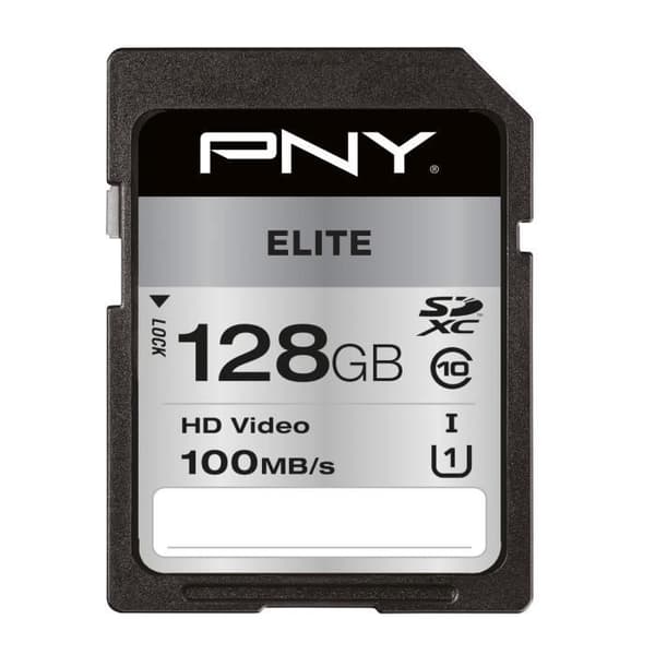 PNY SD-minneskort 128GB ELITE C10 U1