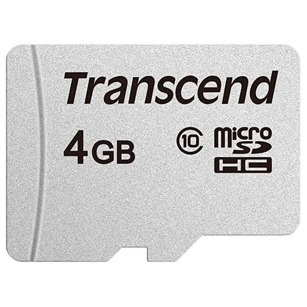 TRANSCEND 4GB Class10 microSD-kort - Ingen adapter