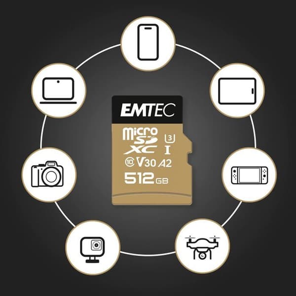 EMTEC SpeedIN PRO 512 GB micro