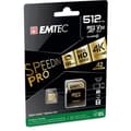 Miniatyrbild 1 av 3: EMTEC SpeedIN PRO 512 GB micro