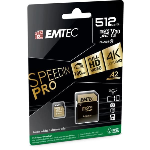 EMTEC SpeedIN PRO 512 GB micro
