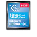 Miniatyrbild 1 av 3: CFast 2.0 INTEGRAL minneskort - 64 GB - Ultra High Speed 550 MB/s skrivning och 540 MB/s läsning