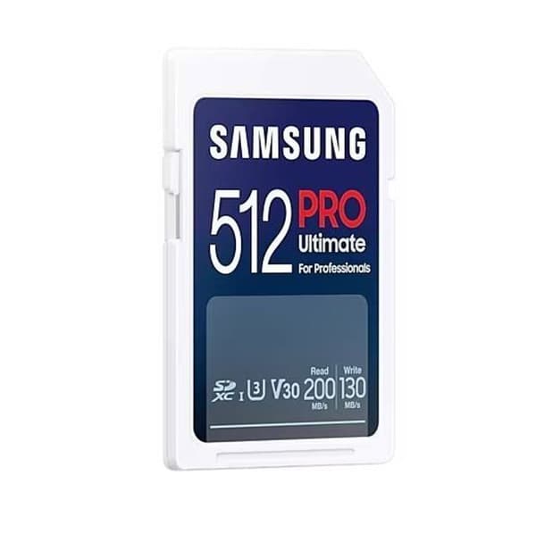 Minneskort - Samsung flashminne - MB-SY512S/WW -, Pro Ultimate SD-kort 512GB, 130MB/S